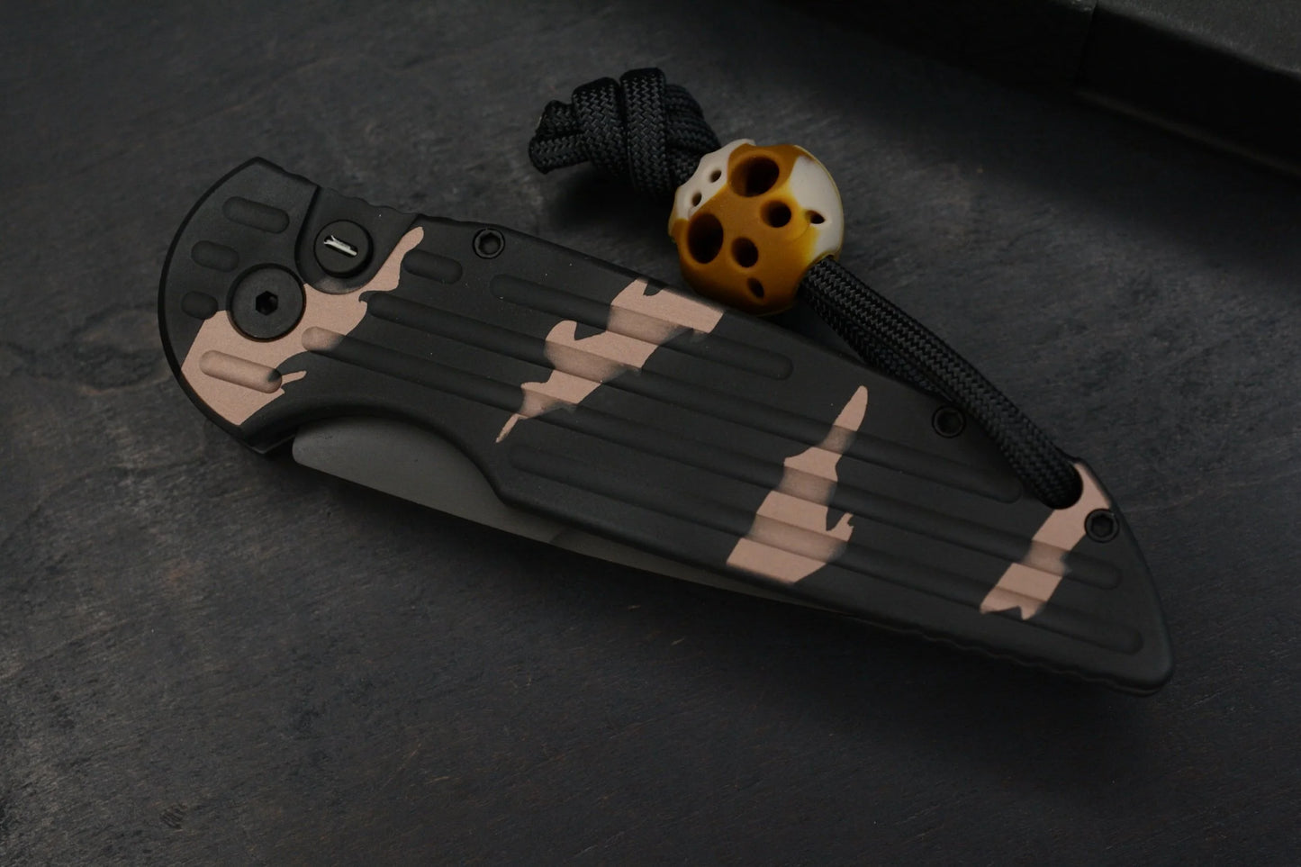 Protech Tactical Response 3 Sandstorm Operator Texas Blade Show EXC w/ Camo Playge Bead