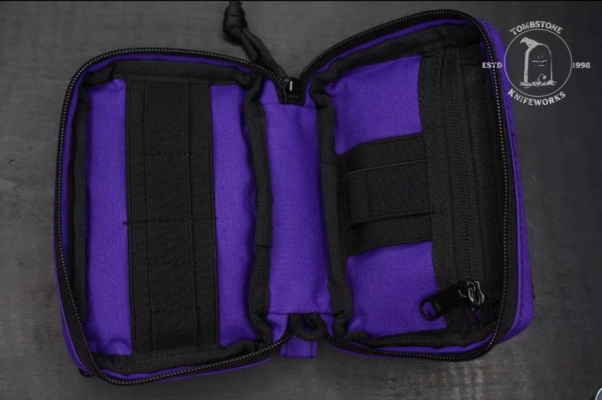 RARE Notorious EDC “All Good” Pouch Purple w/ SOLD OUT Notorious EDC Patches
