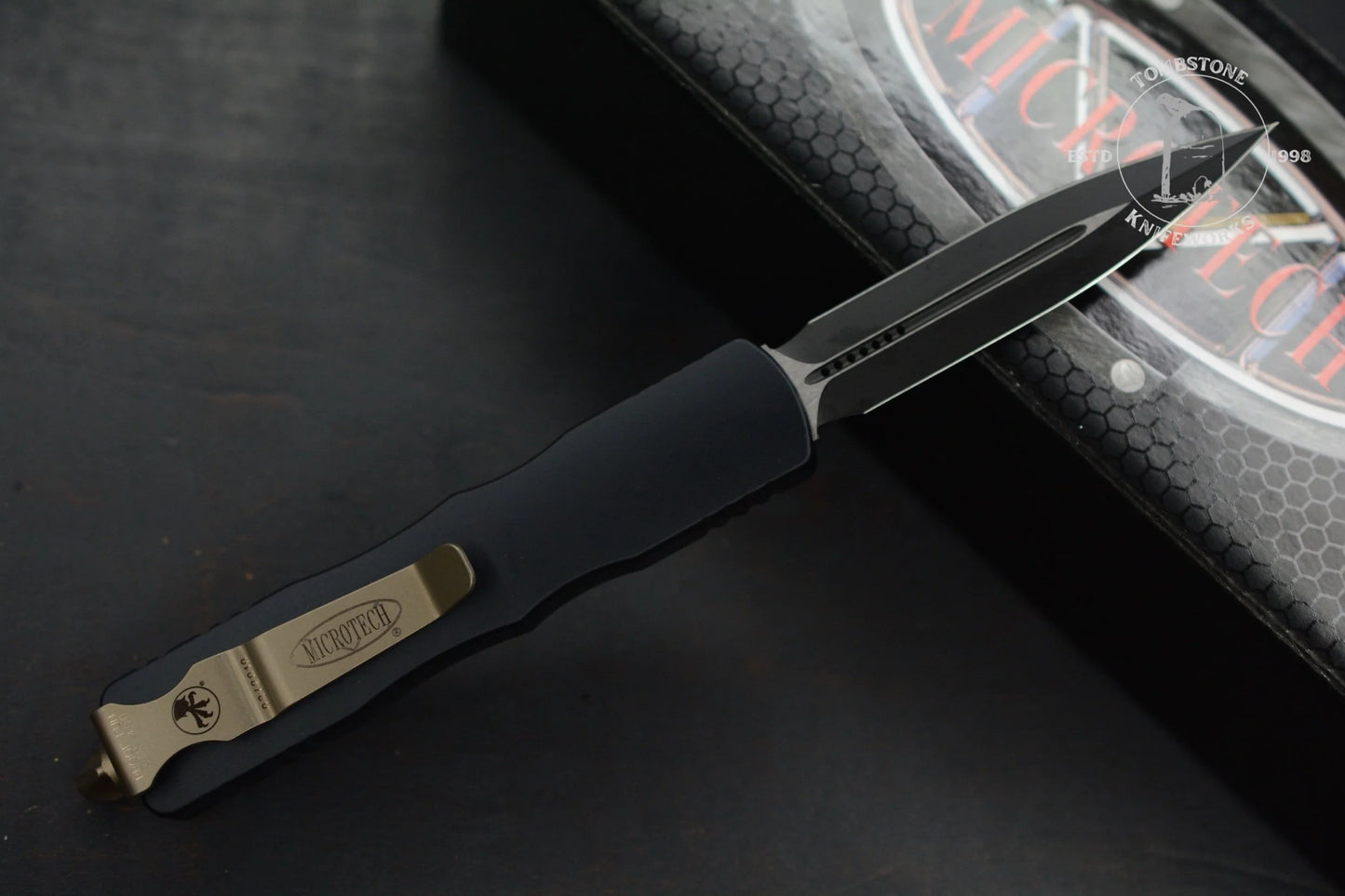 Microtech Dirac D/E Standard Bronze Hardware Proof Run S/N 400