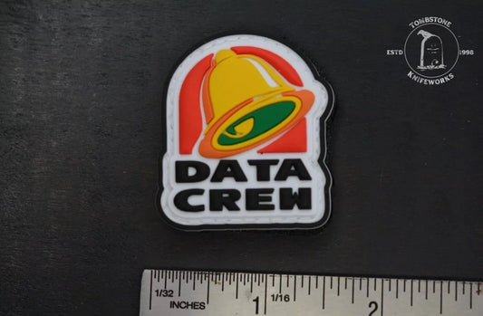 NEW Data Crew Taco Bell Homage 1.5” RE Patch Red/ Yellow Full Color