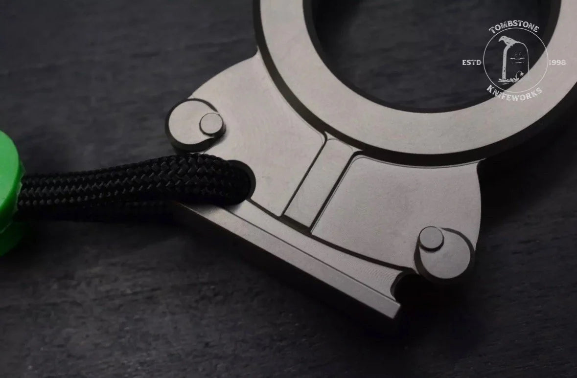 Urban EDC EMP x Griff “Kenny” Custom Ti Keychain/ Bottle Opener w/ Alien Bead