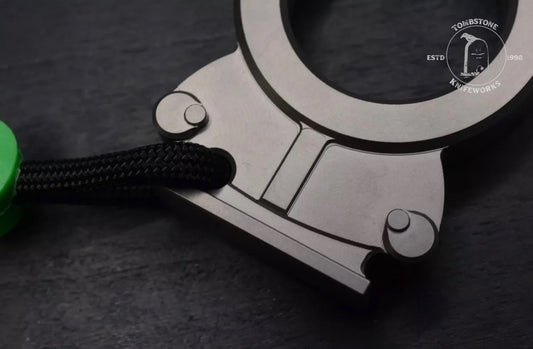 Urban EDC EMP x Griff “Kenny” Custom Ti Keychain/ Bottle Opener w/ Alien Bead