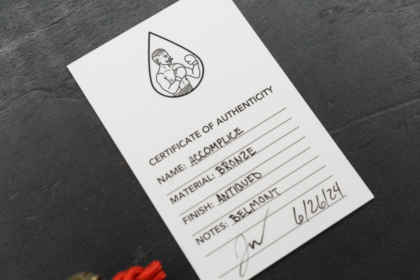 NEW JRW Accomplice - Antiqued Bronze - Belmont Special Edition w/ Brass Bead