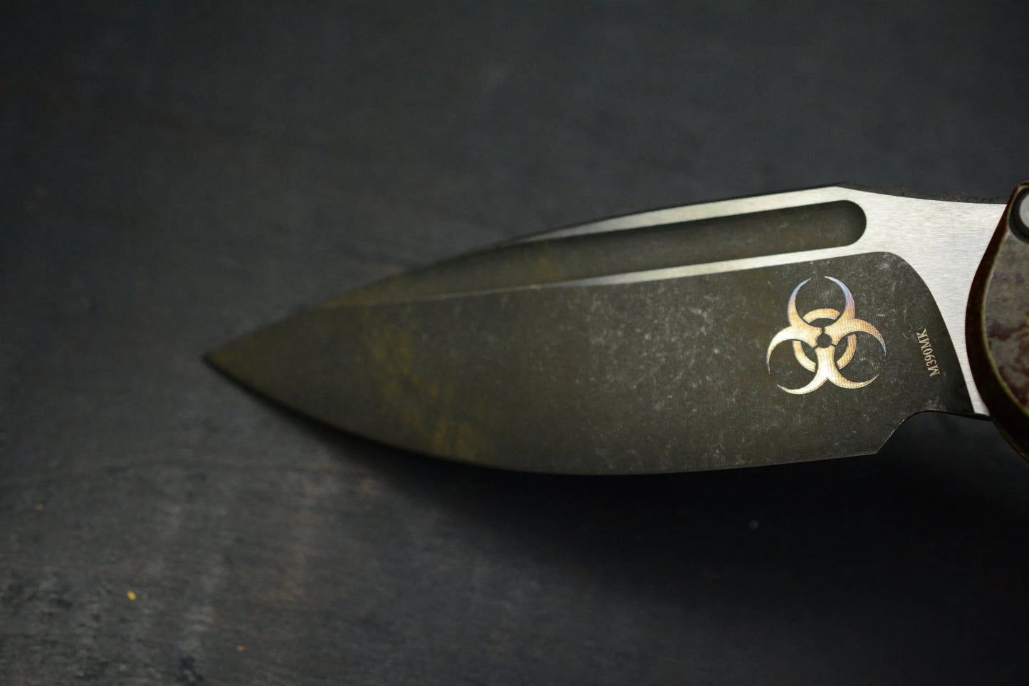 Microtech LUDT Outbreak Gen III S/E with Matching Yellow Radioactive Bead