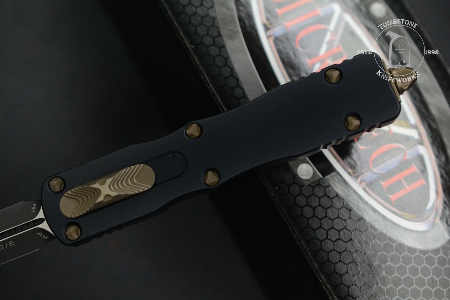 Microtech Dirac D/E Standard Bronze Hardware Proof Run S/N 400
