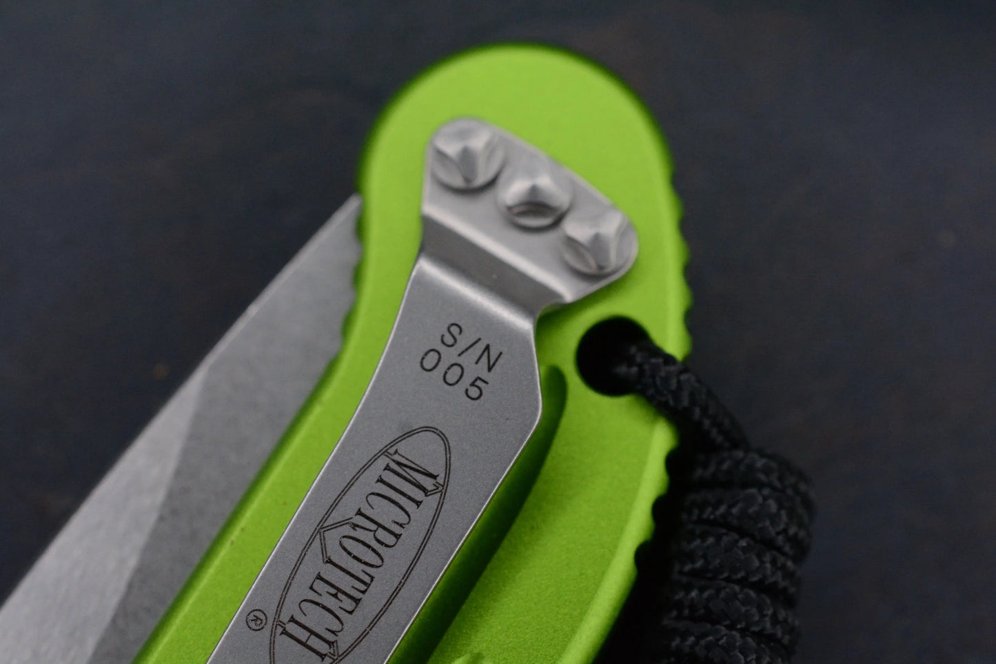 RARE Microtech LUDT Zombie Tech Special Edition LOW SN 005