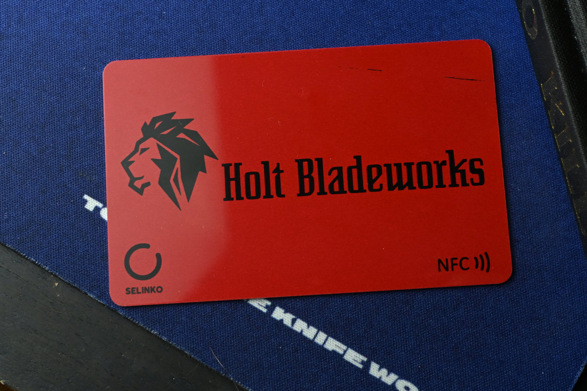 NEW Holt Bladeworks Outlaw - Ti Ridgeback Burnished / SW Uddeholm Vanax