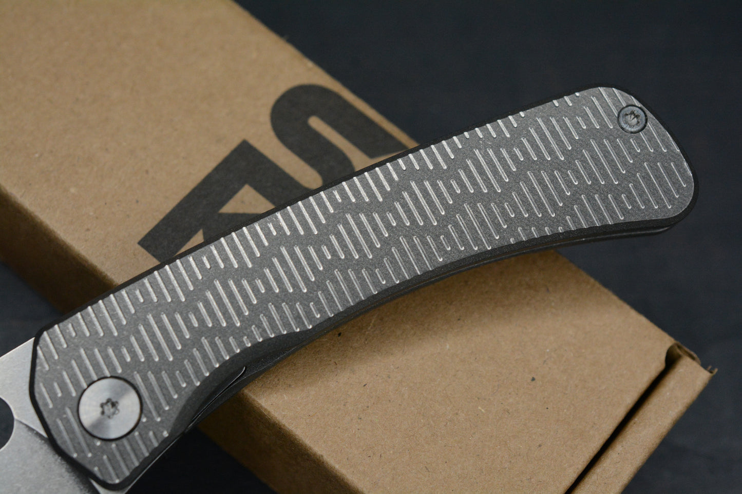 RARE SPK UTLD Gen4 Rev1 Lamia - XPJX Milling Elmax Drop Point Blade w/ TKW Patch