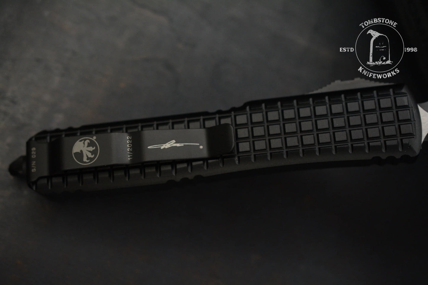 Microtech Ultratech D/E Frag Tactical Standard Signature Series