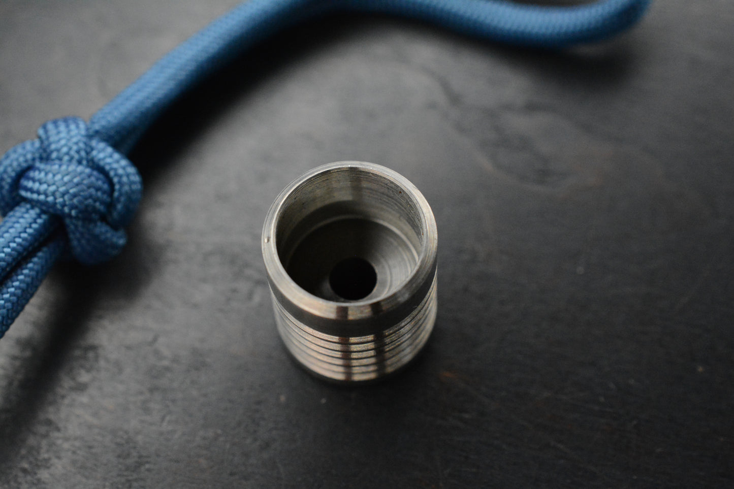 CUSTOM Milled Stonewashed Titanium Bead - USA MADE
