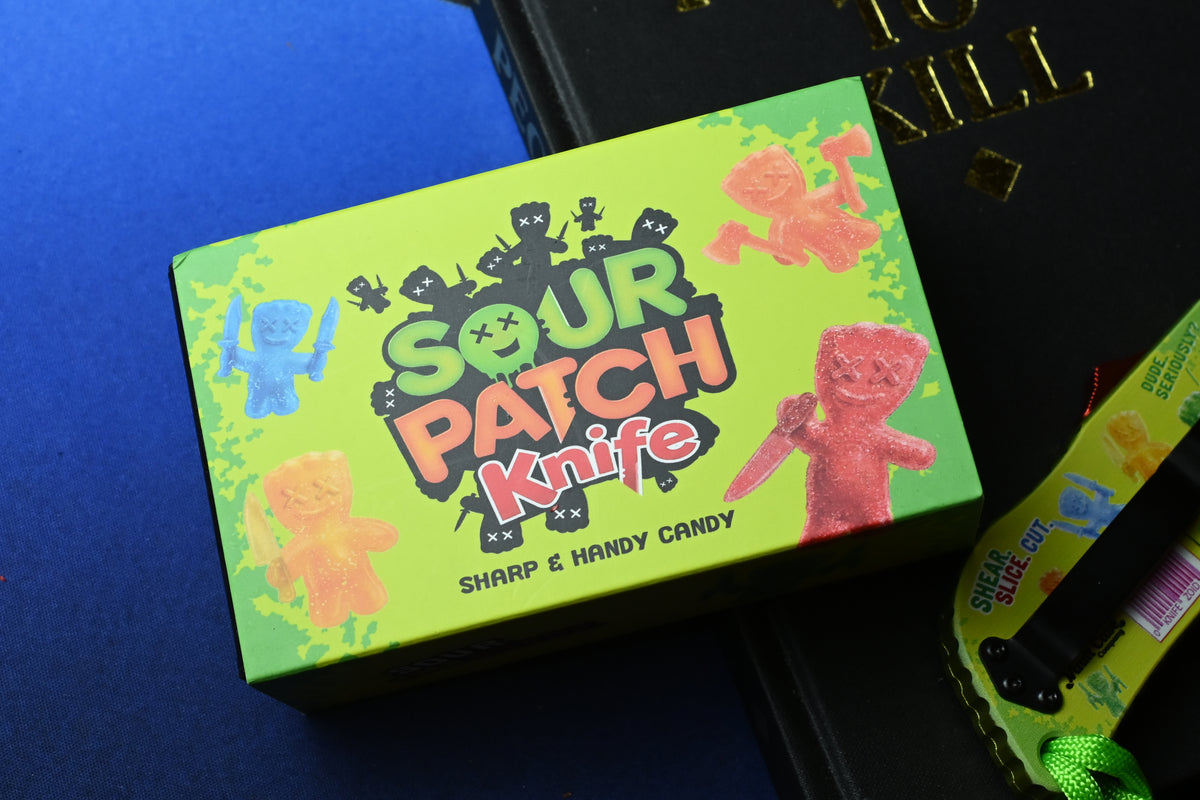 RARE Vault EDC Custom Utility Knife - Sour Patch Ltd Ed Random SN# w/ Wkrmn Bead