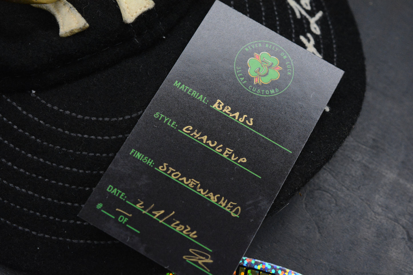 NEW 3-Leaf Customs “Change Up” 2FK - Stonewashed Brass