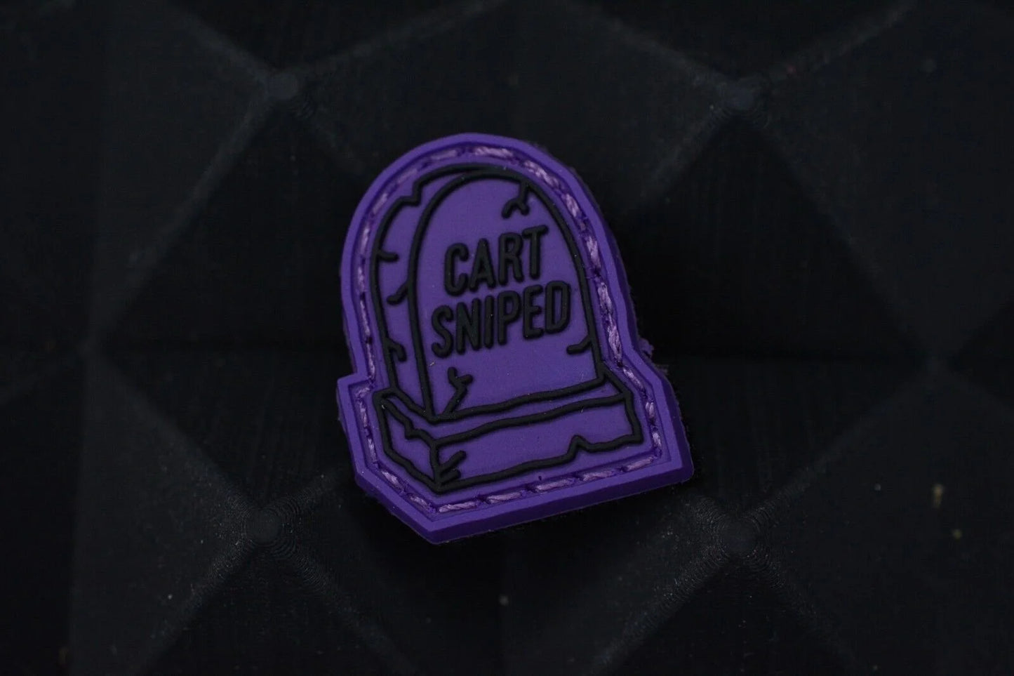 New Notorious EDC “Cart Sniped” Purple/Black RE Patch 1x1” SOLD OUT