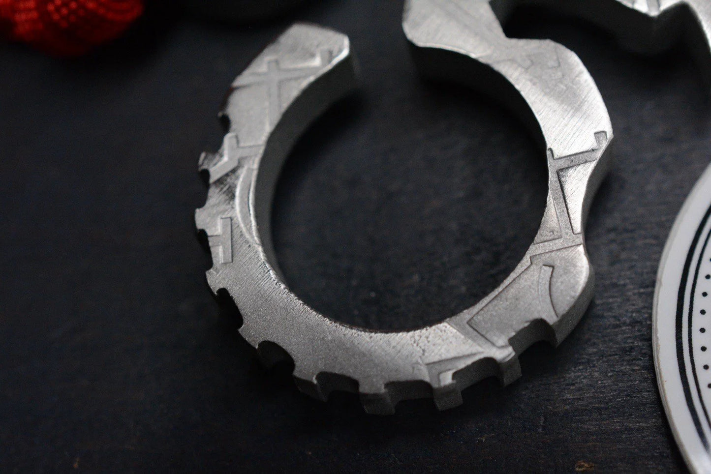 NEW Koch Culprit OG Bottle Opener 1/4” Titanium w/ Ti F**k Face Bead