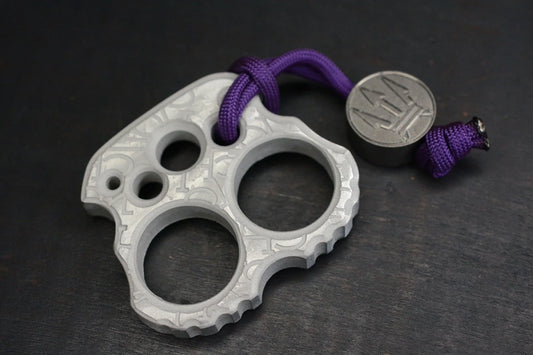 NEW Koch Stamped Culprit X White Washed Aluminum w/ Custom SEAL Trident Ti Bead
