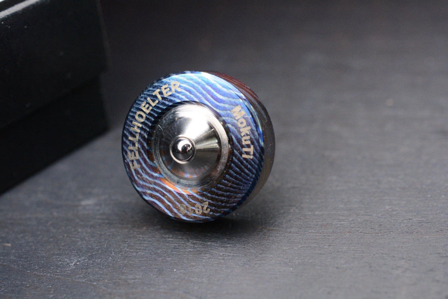 RARE Brian Fellhoelter MokuTi Custom Spinner Top / Chad Nichols Anodized Ti