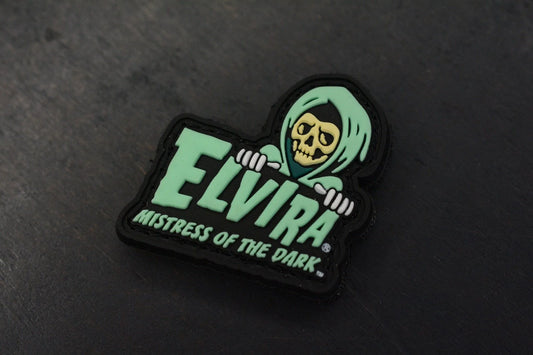 NEW Data Crew “Elvira Reaper” Elvira Homage RE Patch Electric Blue