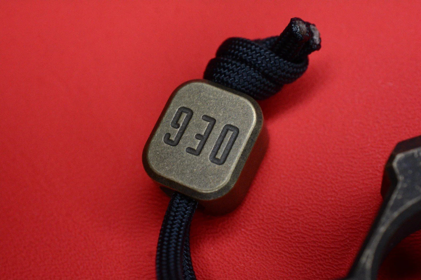 NEW Mat B0t EDC ByCyclops Patina Brass BO w/Patch & OEGEDC Bead Re JRW Playge