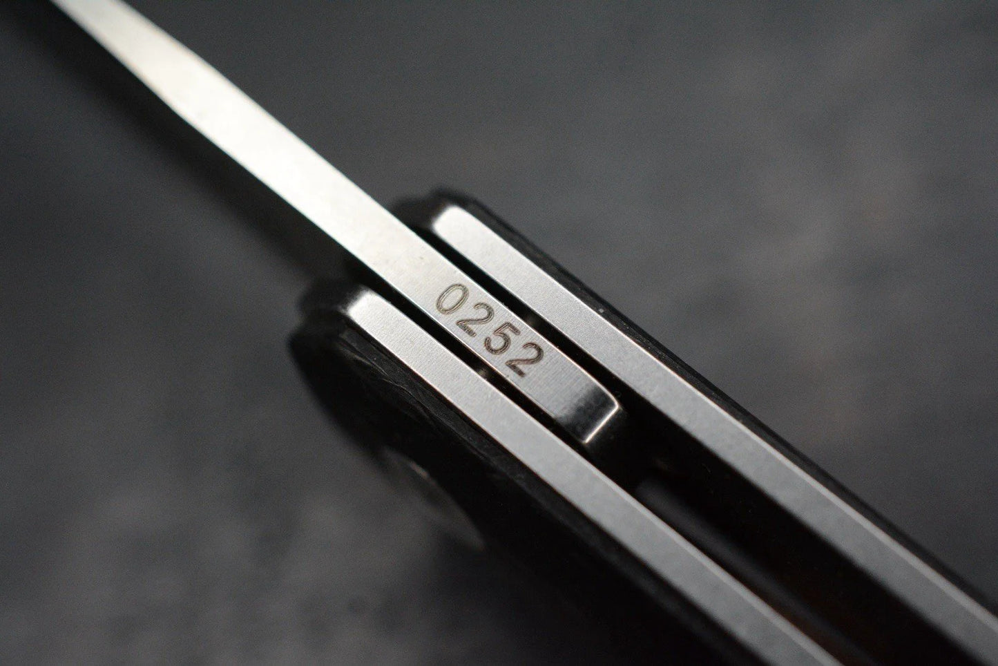 NEW Boker x Burnley Kwaiken Air Titan Hairline Finish Carbon Fiber Scale SN 252