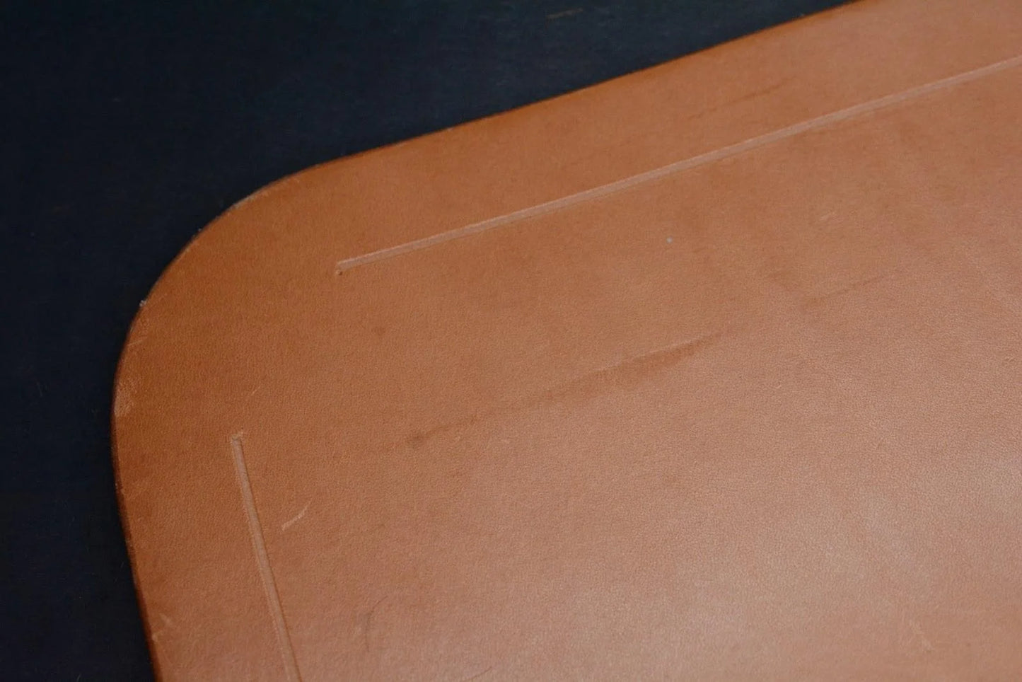 NEW Chris Reeve Atlanta BS EXC CRK 100% Leather Embossed Work Mat 12” x 10.5”
