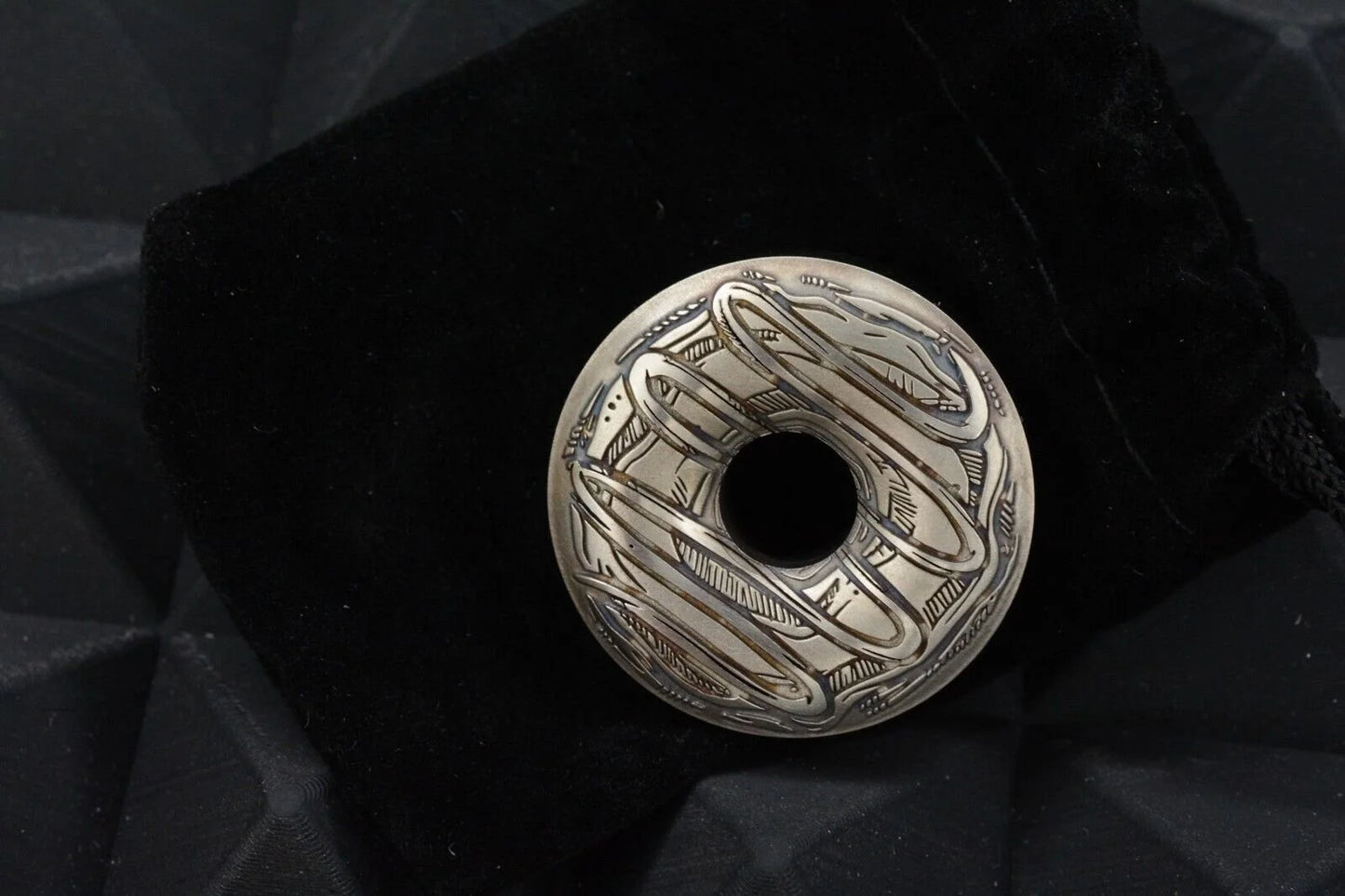 New GrimNutz “Lifesaver” Drizzle Engraved Brass Pocket Art