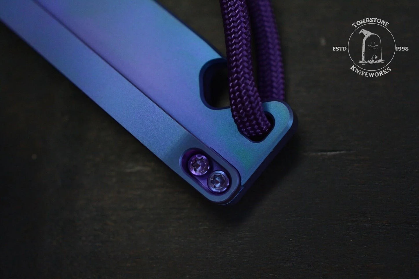 NEW Peace Neighbor Archon Blurple Ti Pry w/ Wkrmn Skull Bead Re Playge NGMCo