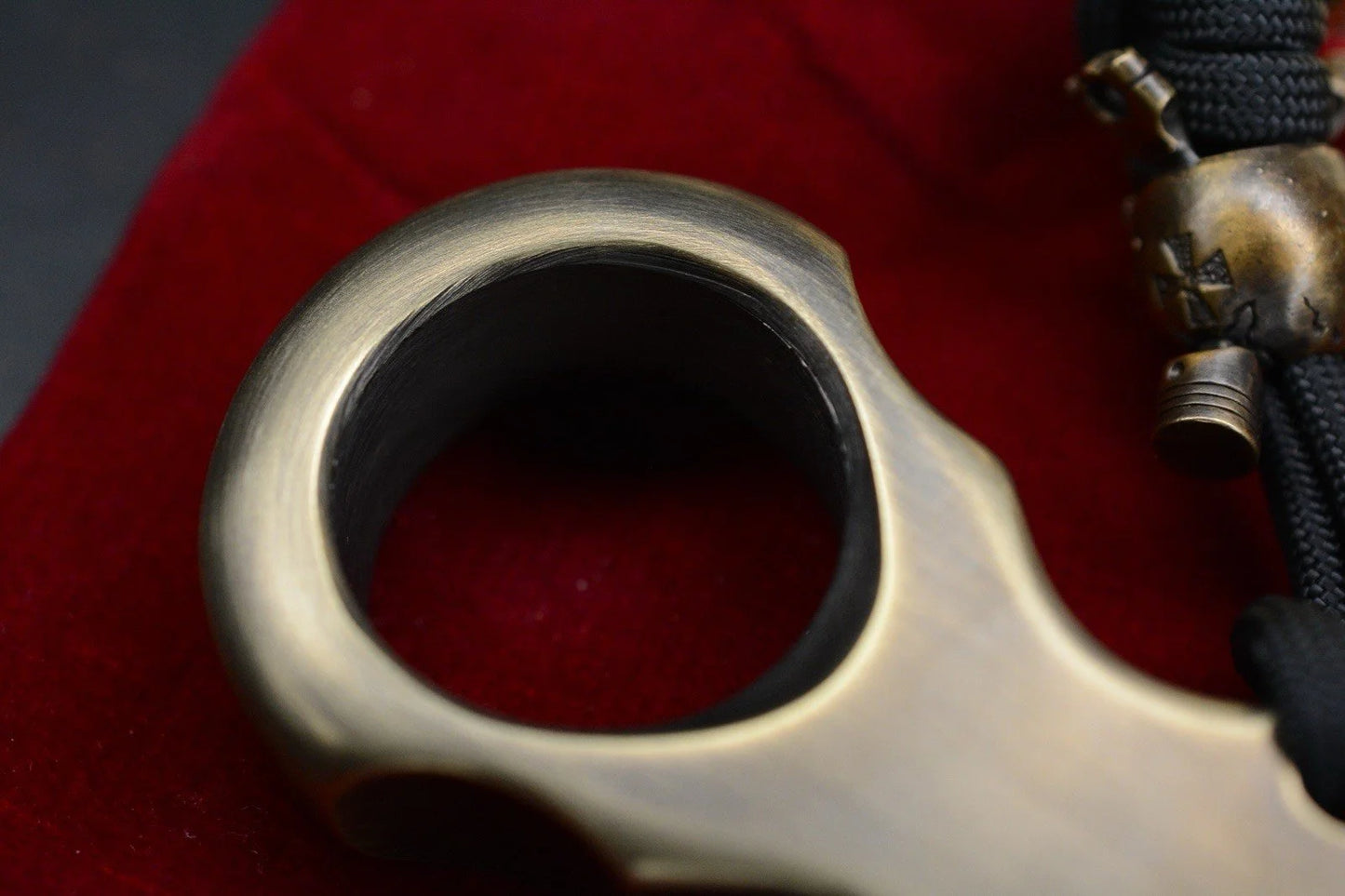 New GILLY Customs Chapo Medium 1/2” Darkened Brass B/O w/Gear Head Bead Re JRW