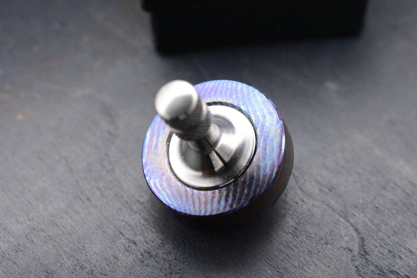 RARE Brian Fellhoelter MokuTi Custom Spinner Top / Chad Nichols Anodized Ti