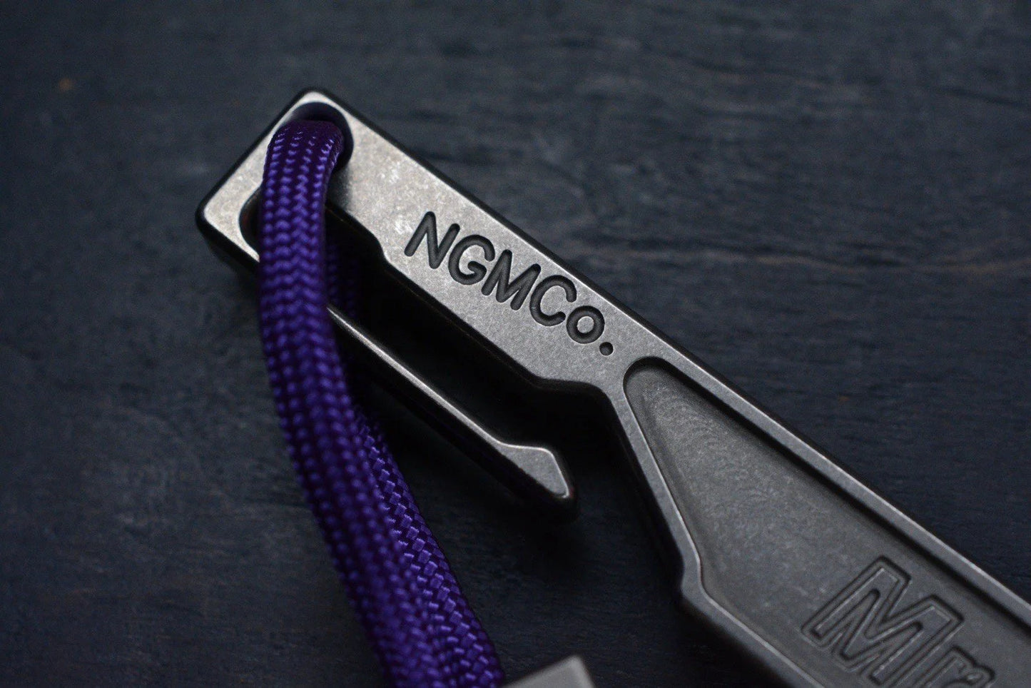 Vintage Nice Guy Machine Co Mr Nice Bar Ti Pry w/ Homage Frankart Bead NGMCo