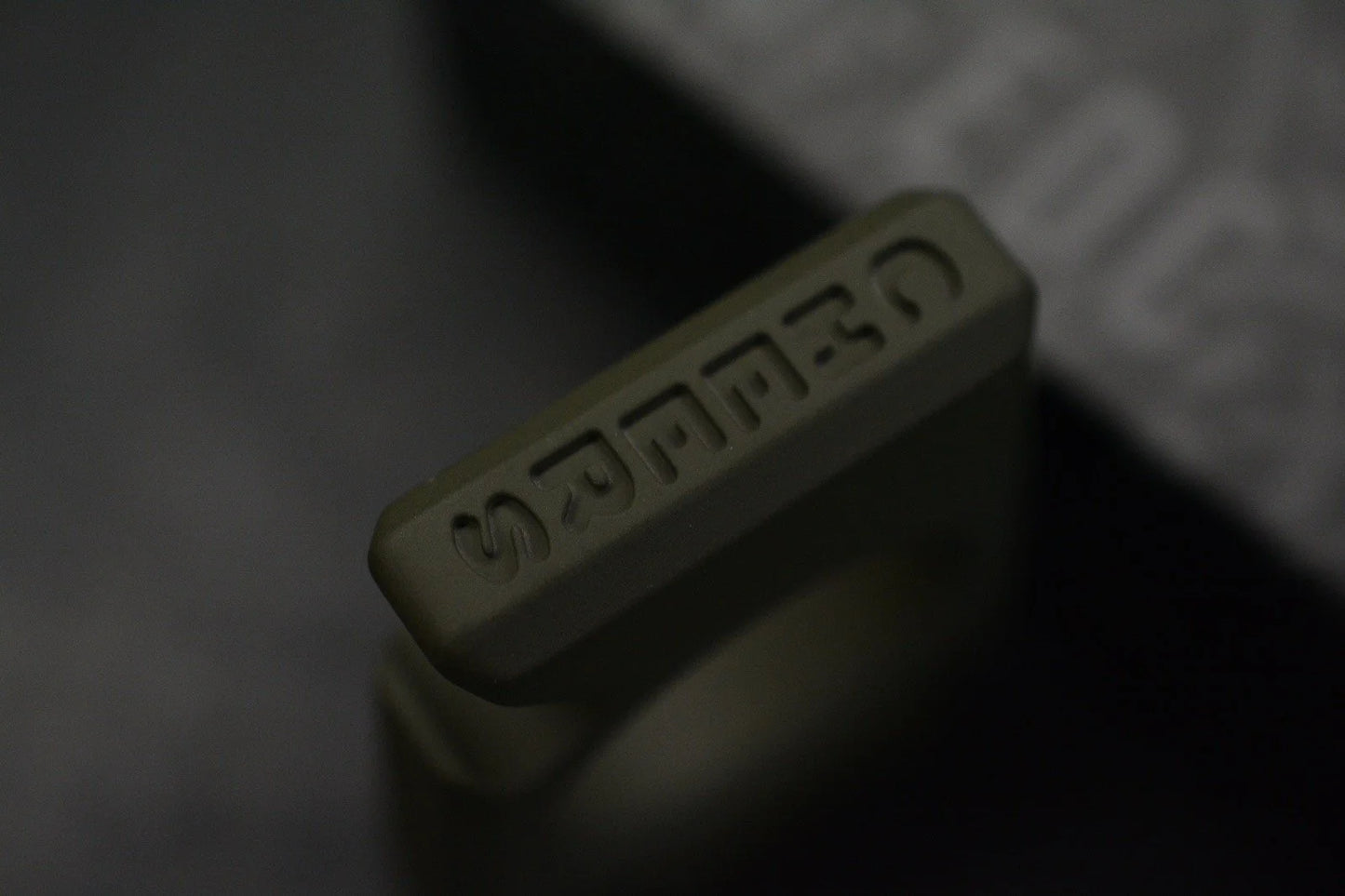NEW OEGEDC Keystone V2 Bottle Opener OD GREEN w/ Custom Barbell Bead