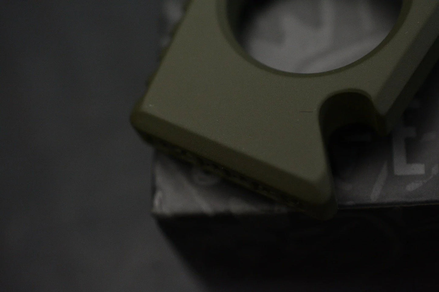 NEW OEGEDC Keystone V2 Bottle Opener OD GREEN w/ Custom Barbell Bead