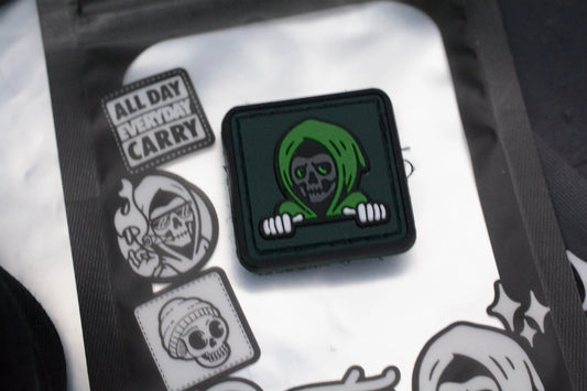 NEW Data Crew What-a-Junior VX Army Green Pouch w/ Reaper Ranger Eye Patch