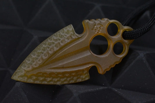 NEW Koch Tools Artifakt Arrowhead Pry Bar In Ultem w/ Skull Bead