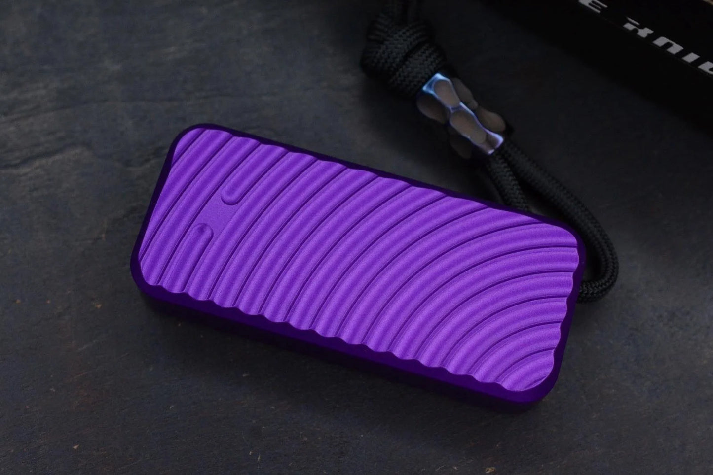 NEW RIVERY MFG x Cad Lab Zero Knife Purple Finish OG w/ Custom Bead
