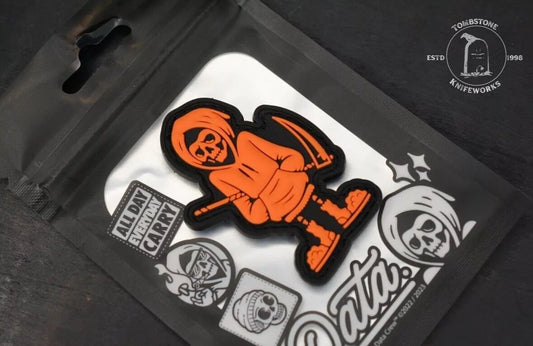 NEW Data Crew Reaper Halloween Orange Ranger Eye Patch
