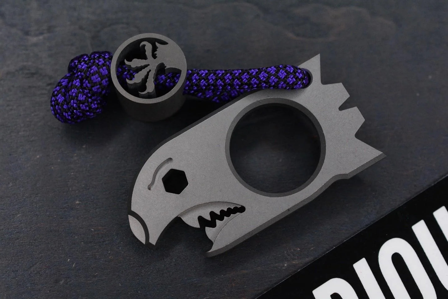 NEW Notorious EDC “Baby Bomb” SW GD5 Ti w/ TKW Claw Bead Re Microtech