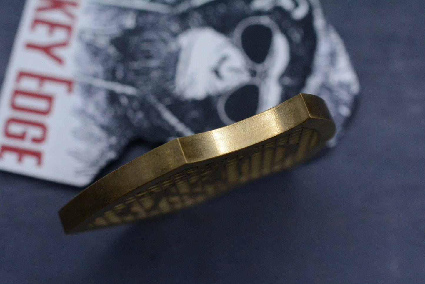 NEW Monkey Edge x Mick Strider Shield Medallion Brass Monkey Edge FRAG w/ Patch