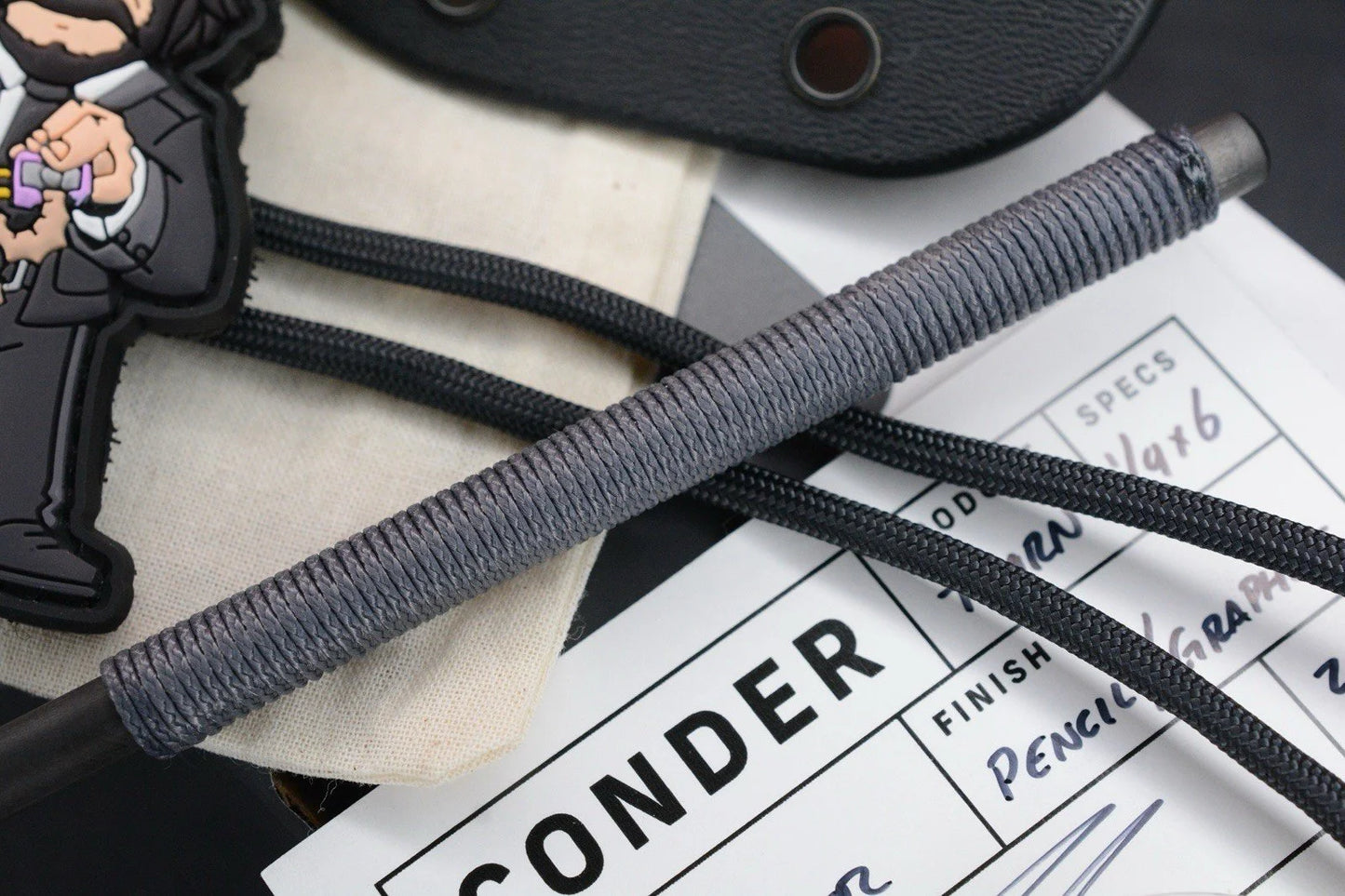 NEW Conder Thorn Fixie Carbon Fiber Pencil/Graphite w/ John Wick Patch & Coin