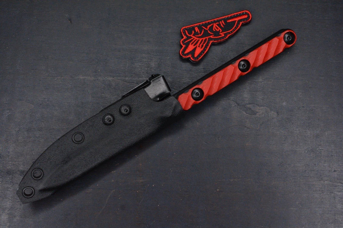 RARE Half Face Blades OSS Spike Red Tail Hawk Special Edition w/ HFB Patch