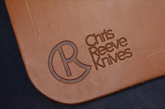 NEW Chris Reeve Atlanta BS EXC CRK 100% Leather Embossed Work Mat 12” x 10.5”