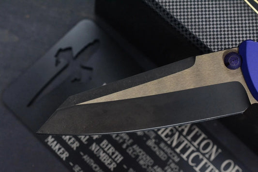 CUSTOM Marfione Socom Elite Warcom 204P Hand Ground Purple Ano / Stingray Inlay