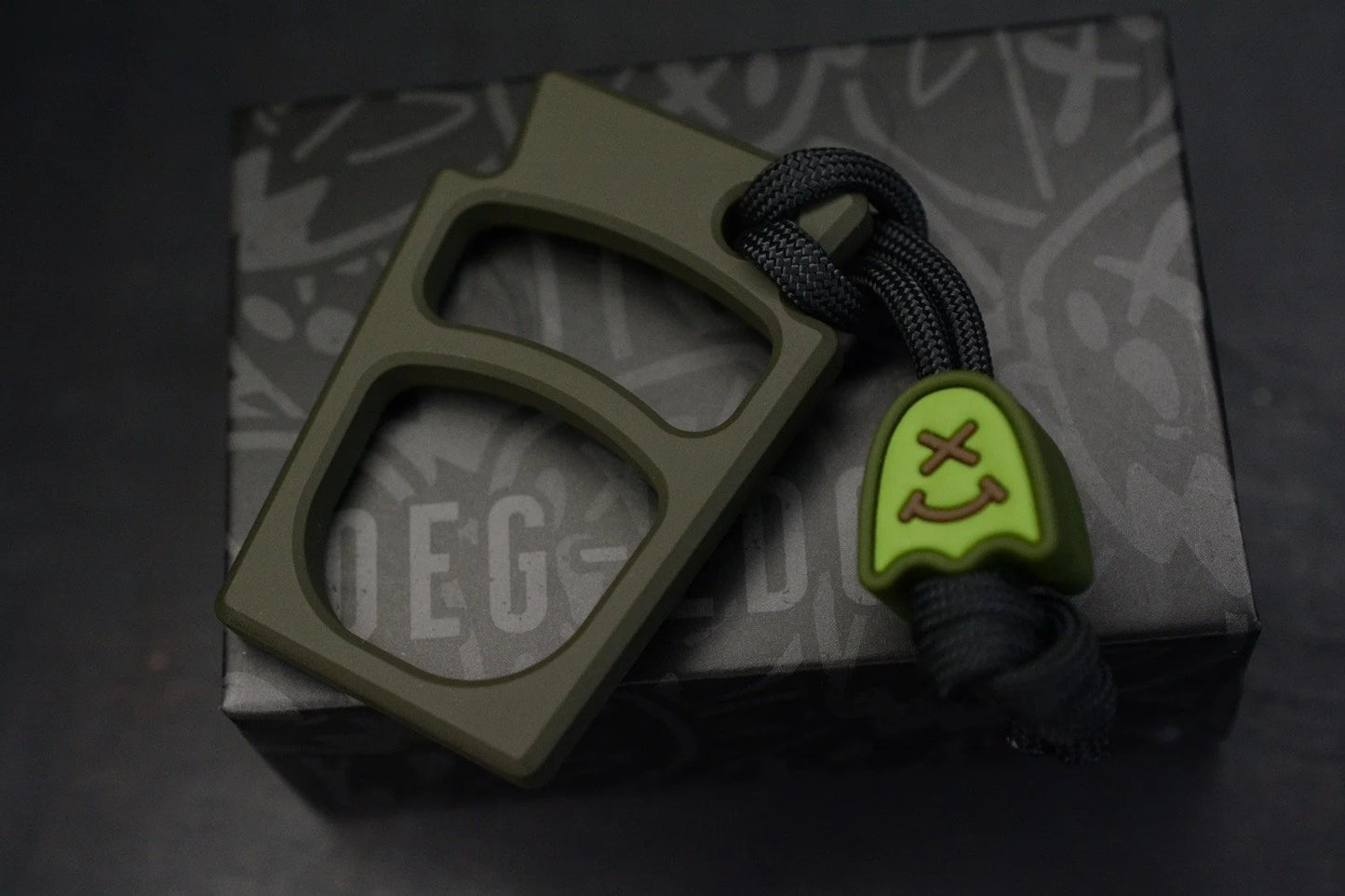 NEW OEGEDC Keystone Lite Bottle Opener OD GREEN w/ Wkrmn Ghost