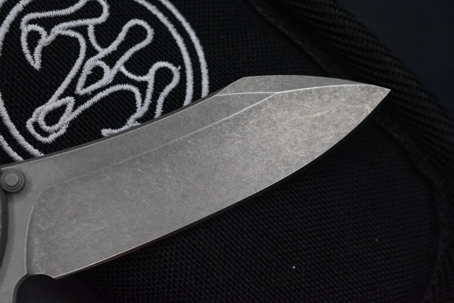 RARE G&G Hawk Talon M390 Ti Carbon Inlay Black Dunes w/ Bead & Ozzy Coin