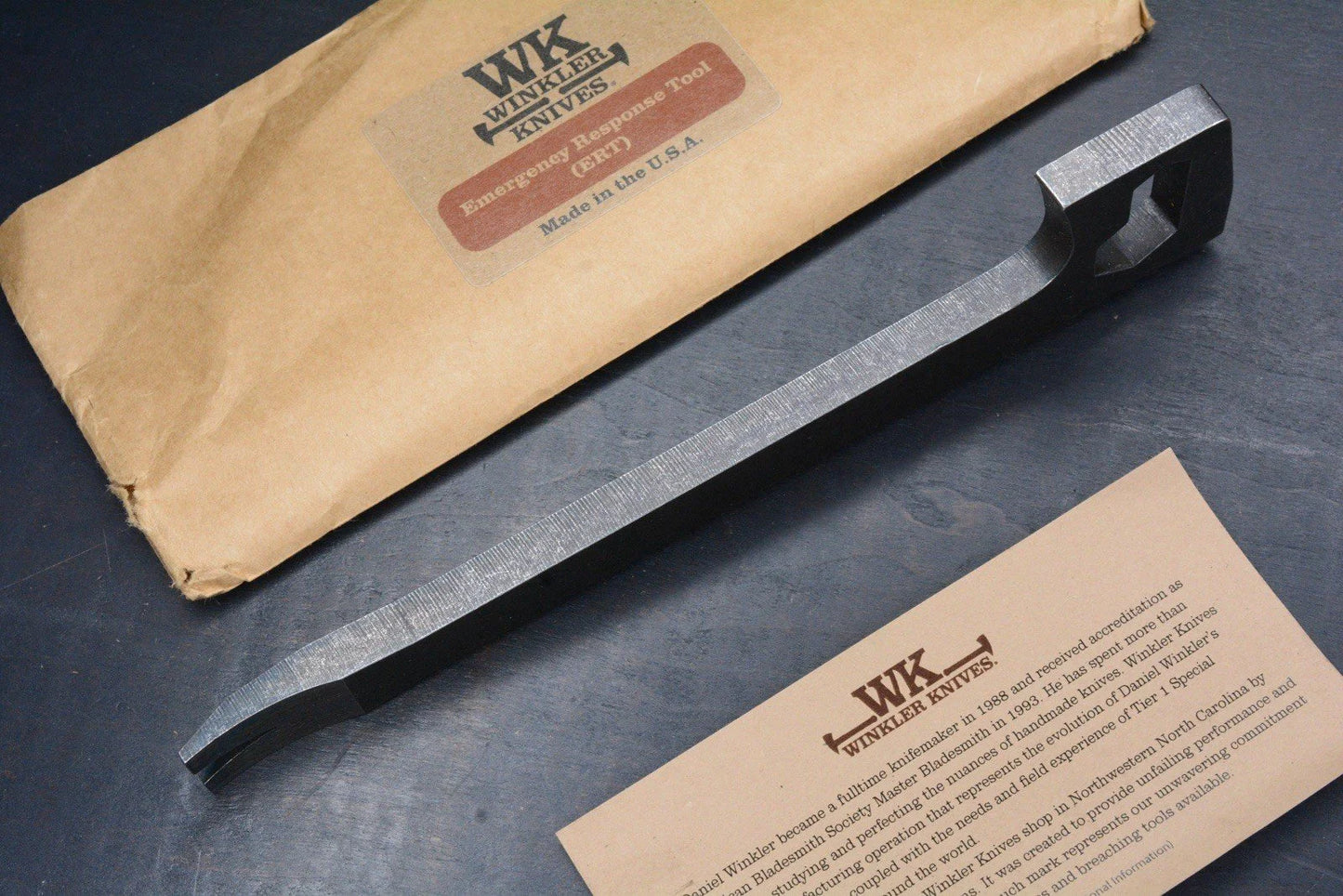 RARE Winkler Knives AF-ERT Air Force Emergency Response Tool 80CRV2 Pry Bar