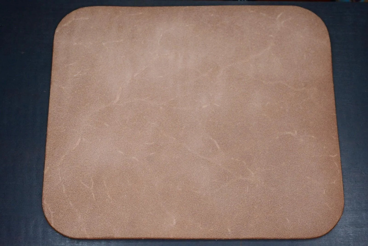 NEW Chris Reeve Atlanta BS EXC CRK 100% Leather Embossed Work Mat 12” x 10.5”