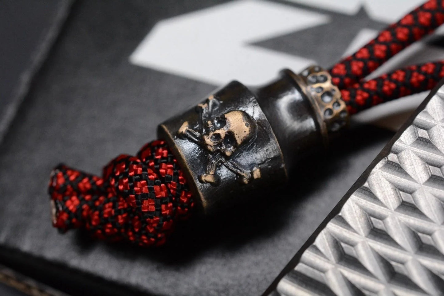 RARE Rivery MFG Zero Ti & Brass Diamond Scale w/ Custom Poison Bead