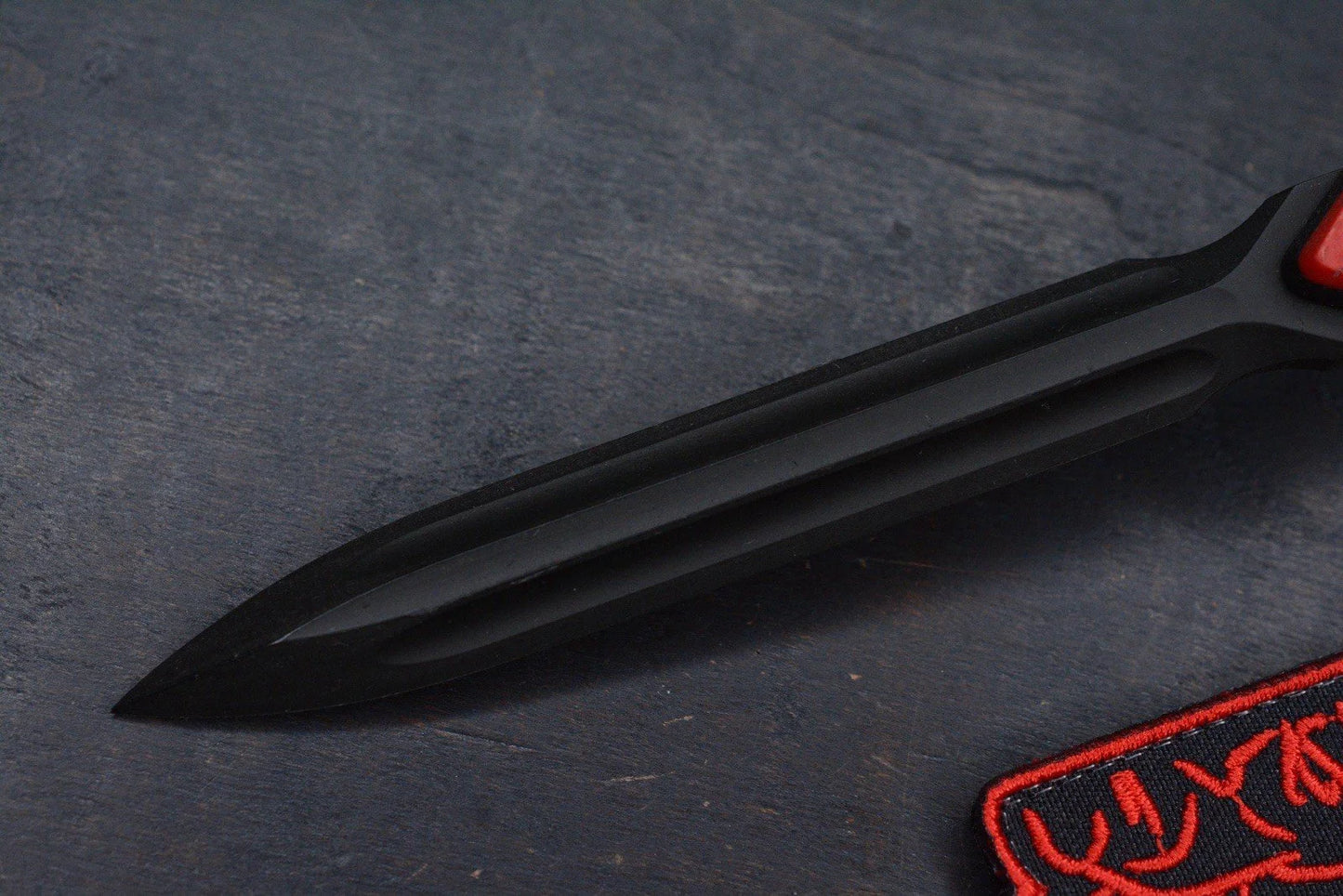 RARE Half Face Blades OSS Spike Red Tail Hawk Special Edition w/ HFB Patch