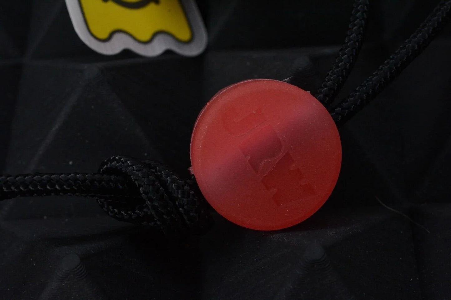 Wkrmn Bonehead Rubber Matte Red/Green GITD w/ JRW Translucent Red Curator Bead