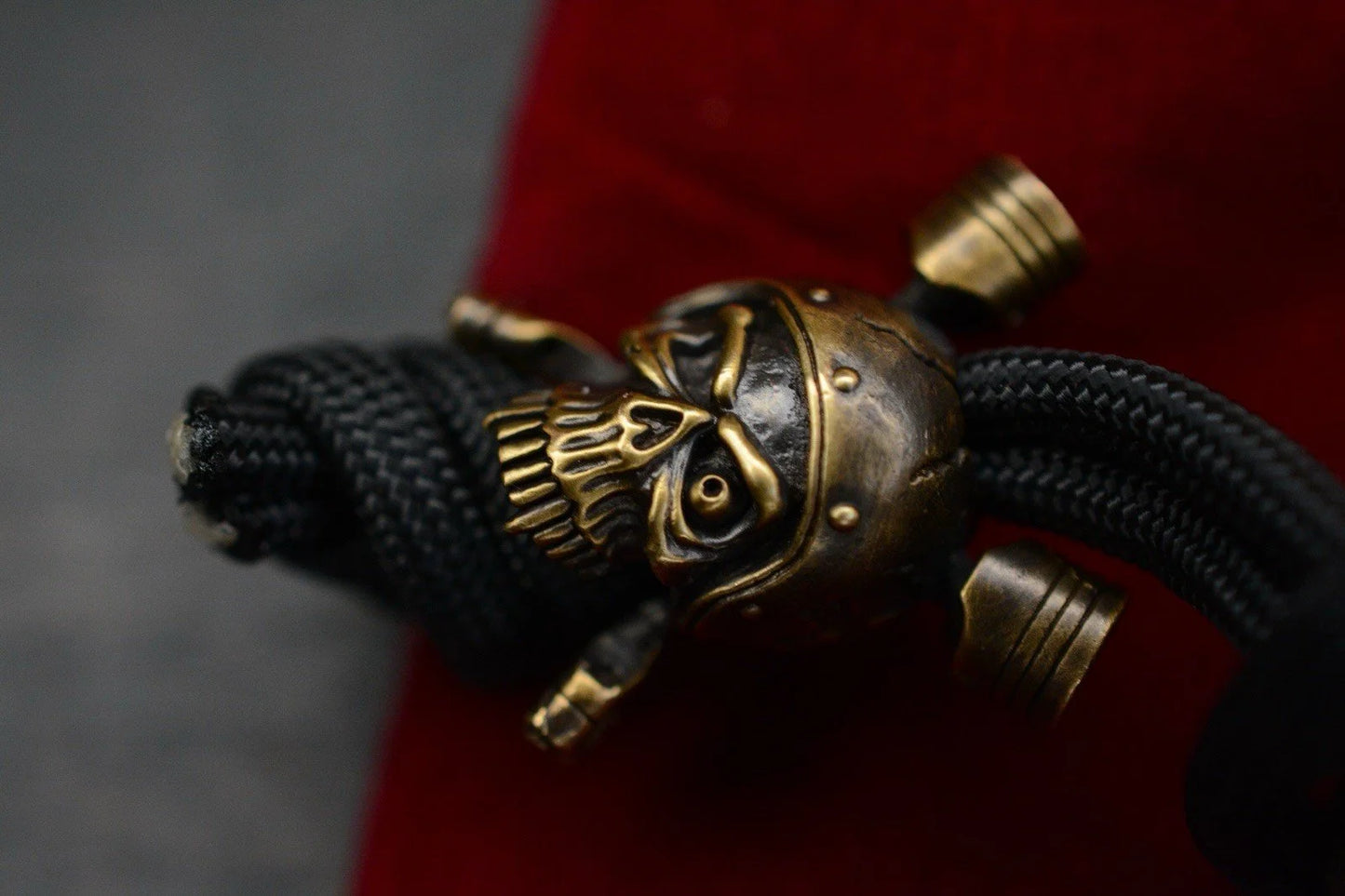 New GILLY Customs Chapo Medium 1/2” Darkened Brass B/O w/Gear Head Bead Re JRW