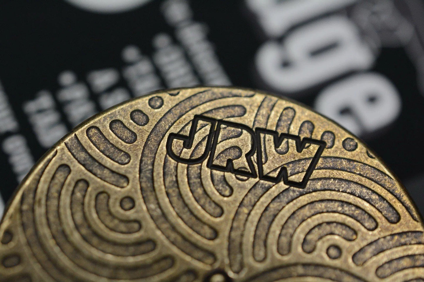 NEW JRW x Urban EDC Judge Aged Brass w/ Chaos Seigaiha Pattern Bottle Opener